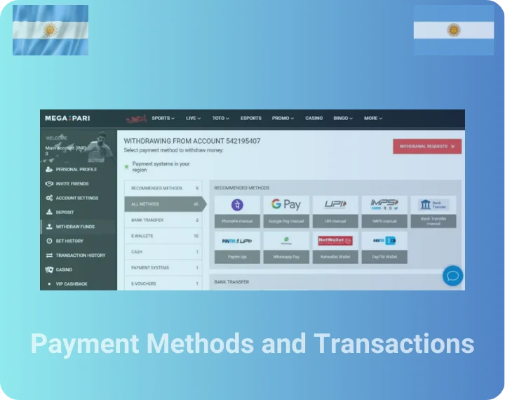 Payment Methods and Transactions