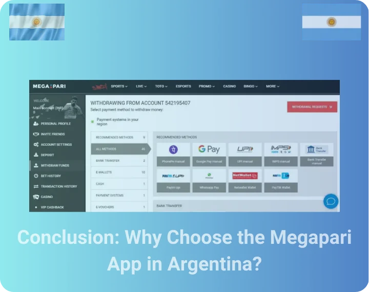 Conclusion: Why Choose the Megapari App in Argentina?