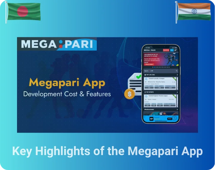 Ключевые моменты приложения Megapari